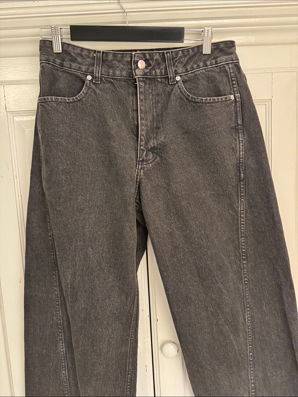 Eckhaus Latta Faded Black Bend Jeans